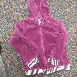 4t GAP sweatshirt purple valour hooded top!